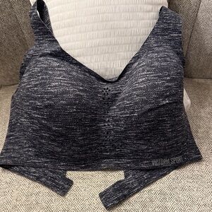 Victoria Sport Black and Gray Sports Bra Angel Max 34DD
